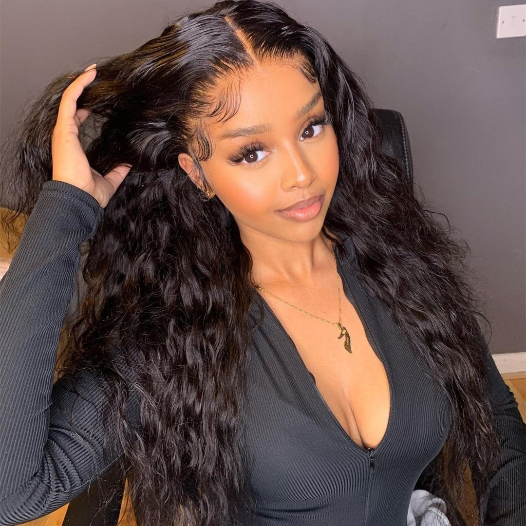 Uglam Clearence 360 Lace Front  Wig Deep Wave 250% Density 